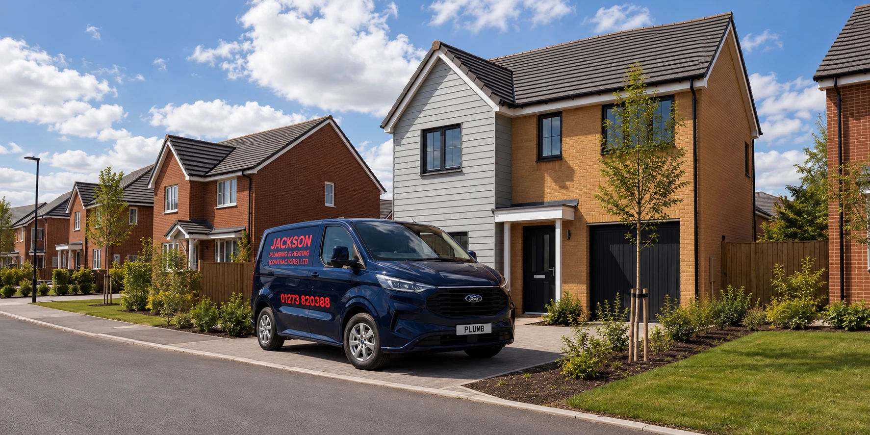 Jackson Plumbing and Heating customer care van